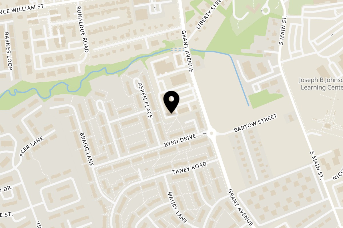 Map showing the location of Chofita's Grant Avenue on 9630 Grant Ave in Manassas